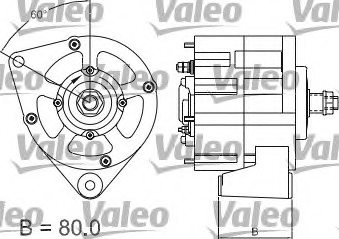VALEO 437167 Alternator